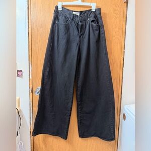 Universal Thread High Rise Black ULTRA Wide Leg Jeans
